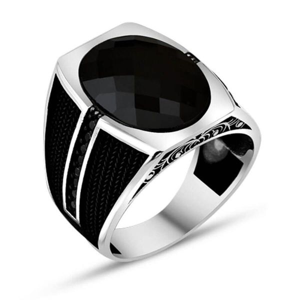 men silver ring with oval big black zircon stone gifts for made in turkey solid 925 sterling cluster rings, Golden;silver
men silver ring with oval big black zircon stone gifts for made in turkey solid 925 sterling cluster rings, Golden;silver