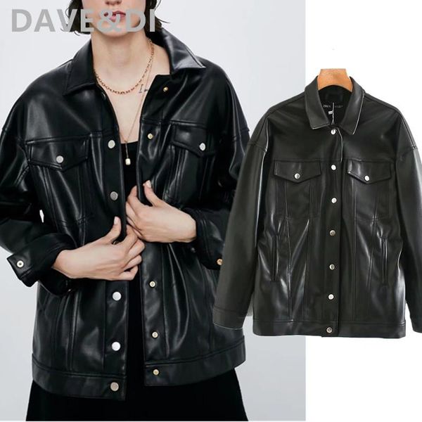 women's jackets dave&di england style high street rock oversize single breasted leather pu bomber jacket women casaco feminino jaqueta, Black;brown
women's jackets dave&di england style high street rock oversize single breasted leather pu bomber jacket women casaco feminino jaqueta, Black;brown