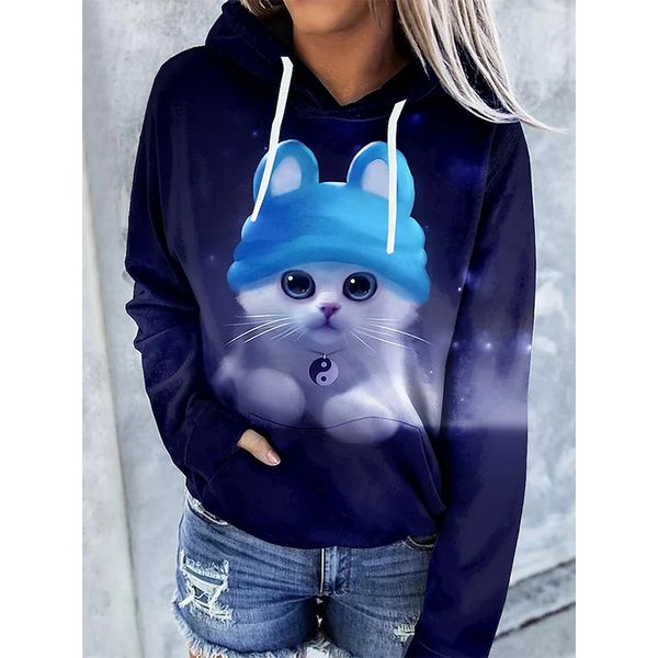 women's cute pet printing party pullover hooded sweatshirt graphics 3d printing round neck long sleeve casual autumn and winter, Black
women's cute pet printing party pullover hooded sweatshirt graphics 3d printing round neck long sleeve casual autumn and winter, Black
