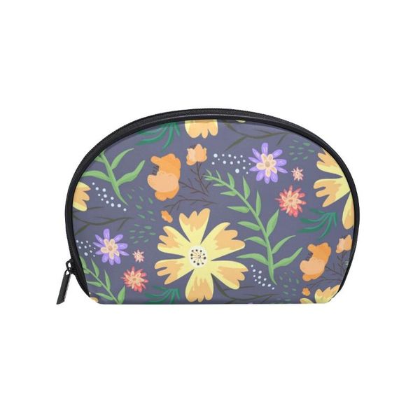 fengju multifuncition shell cosmetic bag purse half moon hanging travel toiletry pouch for girls woman contrast floral summer bags & cases
fengju multifuncition shell cosmetic bag purse half moon hanging travel toiletry pouch for girls woman contrast floral summer bags & cases