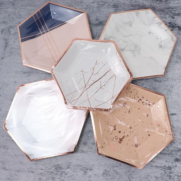 disposable dinnerware gilding marble tableware rose gold paper plates baby shower decoration wedding birthday party supplies
disposable dinnerware gilding marble tableware rose gold paper plates baby shower decoration wedding birthday party supplies