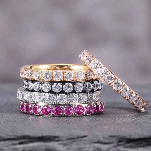 wedding rings huitan simple stylish loop ring micro paved dazzling cz stone women birthday gift daily wear versatile classic, Slivery;golden
wedding rings huitan simple stylish loop ring micro paved dazzling cz stone women birthday gift daily wear versatile classic, Slivery;golden