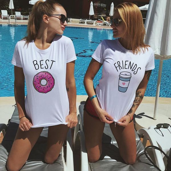 men tee friend bff mens t shirt matching cartoon donut coffee print girlfriend cute outfits, White;black
men tee friend bff mens t shirt matching cartoon donut coffee print girlfriend cute outfits, White;black