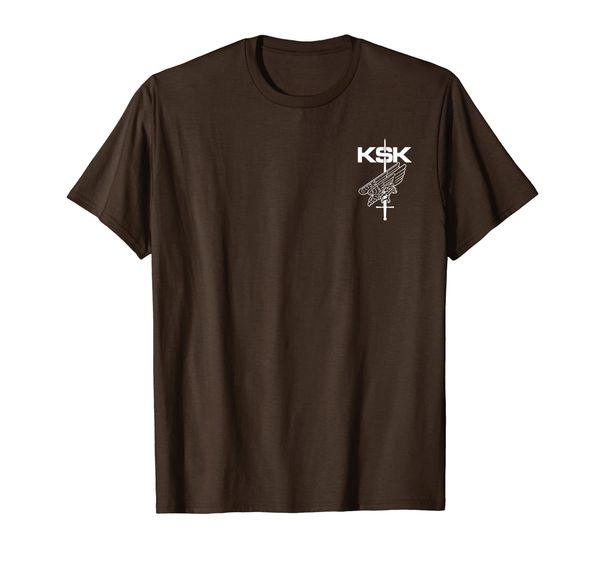 germany special forces ksk t-shirt, White;black