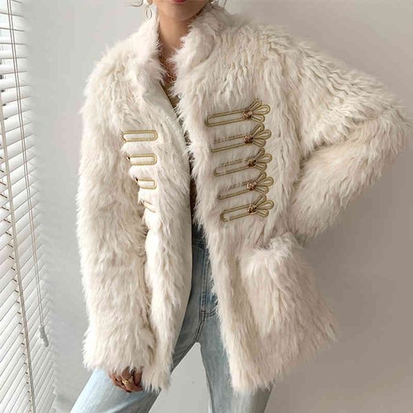 blends of the lambskin coat sheeskin wool fur coats outerwear women's clothes mujer, Black
blends of the lambskin coat sheeskin wool fur coats outerwear women's clothes mujer, Black