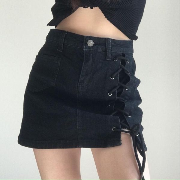 skirts 2021 denim a-line lace-up women front ring zipper fashion empire mini skirt bottoms wom, Black
skirts 2021 denim a-line lace-up women front ring zipper fashion empire mini skirt bottoms wom, Black