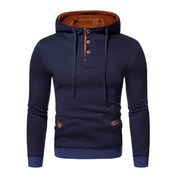 & men's sweatshirts hoodies autumn / winter open tube design button decoration hooded sweater coat, Black
& men's sweatshirts hoodies autumn / winter open tube design button decoration hooded sweater coat, Black