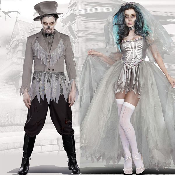 stage carnival costumes of ghost brides, witches, demons, cos game uniforms, ds performance costumes, male and female vampire lovers, Black;red
stage carnival costumes of ghost brides, witches, demons, cos game uniforms, ds performance costumes, male and female vampire lovers, Black;red