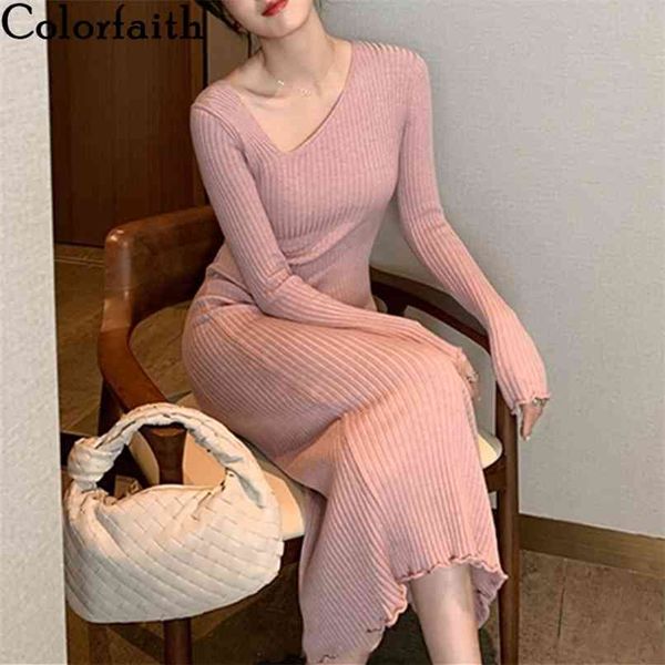 autumn winter women dresses knitting asymmetrical high waist bottoming elegant pink long dress dr6260 210427, White;black
autumn winter women dresses knitting asymmetrical high waist bottoming elegant pink long dress dr6260 210427, White;black