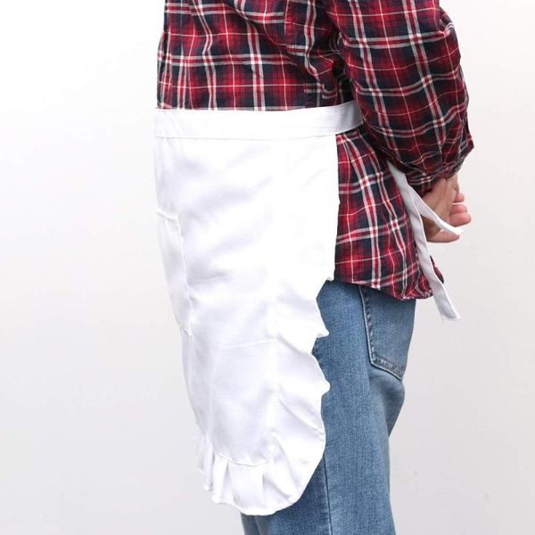aprons floral short waist kitchen apron lace half bib maid costume with pocket party favors for waitress (whit
aprons floral short waist kitchen apron lace half bib maid costume with pocket party favors for waitress (whit