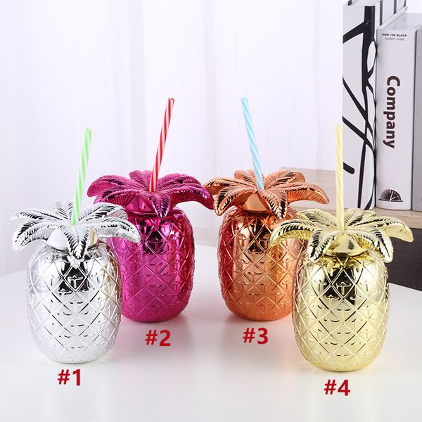 bar tumblers creative gold-plated pineapple straw cups milk tea juice cold drink plastic cup kts74
bar tumblers creative gold-plated pineapple straw cups milk tea juice cold drink plastic cup kts74