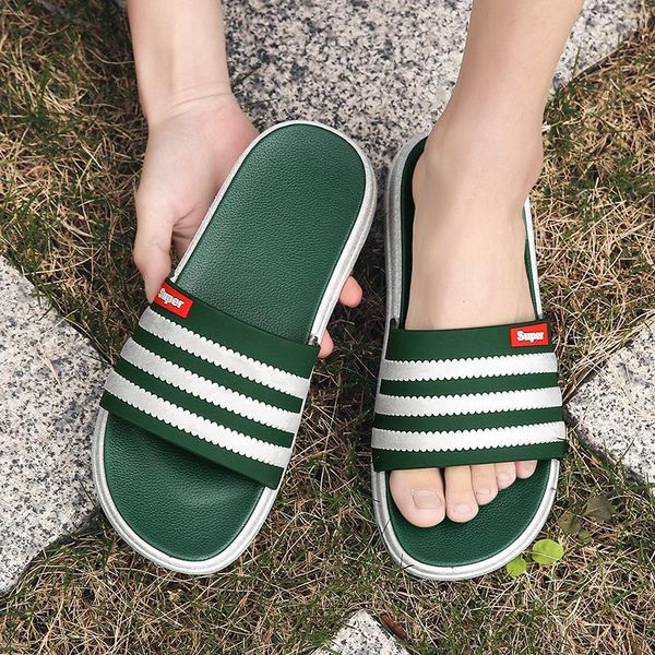 slippers fashion summer men's shoes slides men slip non-slip sandals thick bottom wear-resistant, Black
slippers fashion summer men's shoes slides men slip non-slip sandals thick bottom wear-resistant, Black
