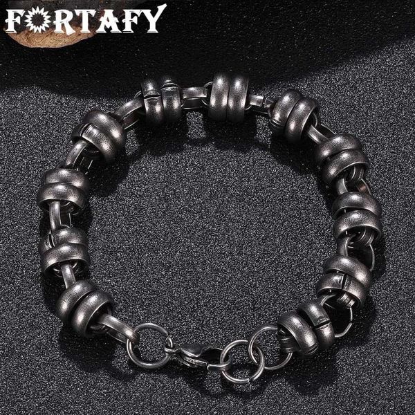 link, chain fortafy fashion wrist jewelry stainless steel bracelets men punk rock male bangles hand wristband gift party frgs0066, Black
link, chain fortafy fashion wrist jewelry stainless steel bracelets men punk rock male bangles hand wristband gift party frgs0066, Black