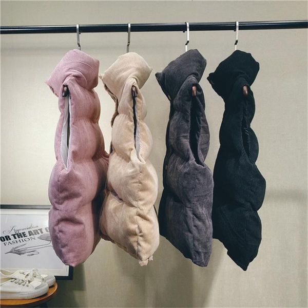 women's vests gowyimmes autumn winter women corduroy cotton thick vest coat warm short sleeveless jacket waistcoat female parkas pd140, Black;white
women's vests gowyimmes autumn winter women corduroy cotton thick vest coat warm short sleeveless jacket waistcoat female parkas pd140, Black;white