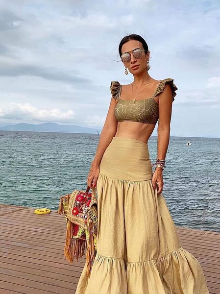 long summer pleated women skirt high waist elasticity casual sundress elegant bohemian beach party maxi skirts, Black
long summer pleated women skirt high waist elasticity casual sundress elegant bohemian beach party maxi skirts, Black