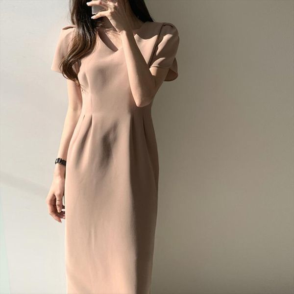 summer elegant v neck women dresses short sleeve high waist female solid slim office lady midi vestidos, Black;gray
summer elegant v neck women dresses short sleeve high waist female solid slim office lady midi vestidos, Black;gray