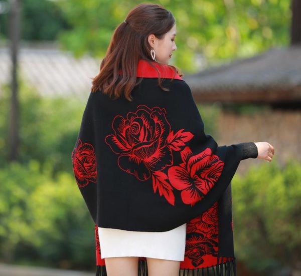 scarves brand winter scarf women female wool black red with sleeve cashmere coat cloak thickening double sided air dual-purpose shawl, Blue;gray
scarves brand winter scarf women female wool black red with sleeve cashmere coat cloak thickening double sided air dual-purpose shawl, Blue;gray