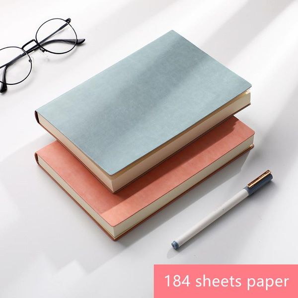 notepads simple soft pu leather lined blank diary notebook journals super thicken 184 sheets planner agenda notepad school stationery, Purple;pink
notepads simple soft pu leather lined blank diary notebook journals super thicken 184 sheets planner agenda notepad school stationery, Purple;pink