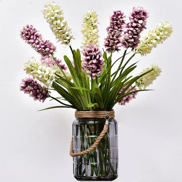 decorative flowers & wreaths 95cm2 head artificial hyacinth flower wedding bouquet diy handmade material tropical plants home d
decorative flowers & wreaths 95cm2 head artificial hyacinth flower wedding bouquet diy handmade material tropical plants home d