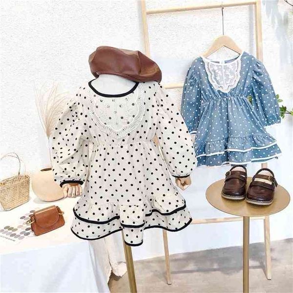 gooporson spring kids clothes dots lace long sleeve princess dress fashion korean little girls costume party birthday vestidos 210715, Red;yellow
gooporson spring kids clothes dots lace long sleeve princess dress fashion korean little girls costume party birthday vestidos 210715, Red;yellow