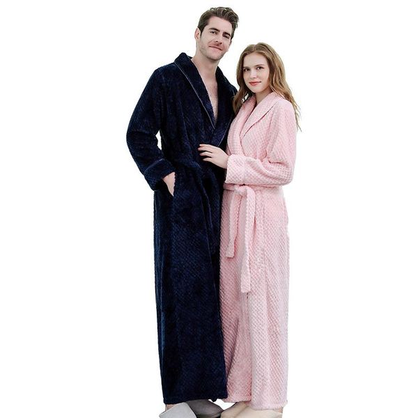 women's sleepwear winter robe lover pajamas men's flannel thicken solid warm long wearing bath with belt homesuit for women fluffy, Black;red
women's sleepwear winter robe lover pajamas men's flannel thicken solid warm long wearing bath with belt homesuit for women fluffy, Black;red