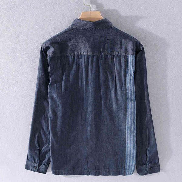 2021 spring and autumn men's cotton denim long sleeve comfortable loose caual trendy shirts for fashion shirt men chemise 0uc4, White
2021 spring and autumn men's cotton denim long sleeve comfortable loose caual trendy shirts for fashion shirt men chemise 0uc4, White