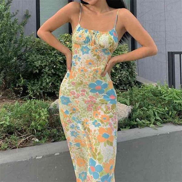 floral print summer y2k dresses women spaghetti strap bodycon vintage sundress casual sleeveless party long dress beachwear 210510, Black;gray
floral print summer y2k dresses women spaghetti strap bodycon vintage sundress casual sleeveless party long dress beachwear 210510, Black;gray