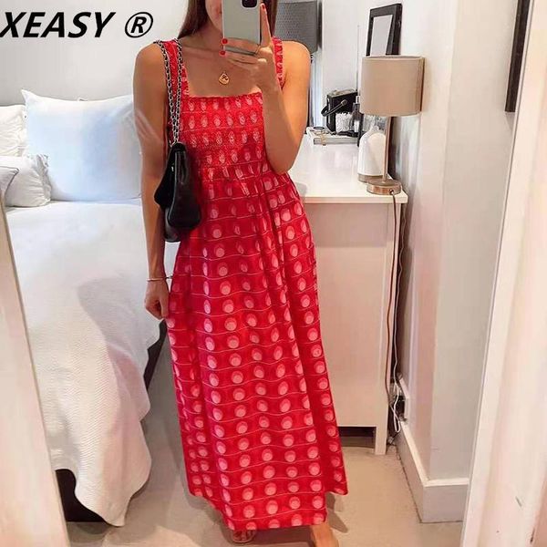 casual dresses xeasy 2021 women chic geometric print smocked midi dress vintage wide straps side pockets fashion female vestidos, Black;gray
casual dresses xeasy 2021 women chic geometric print smocked midi dress vintage wide straps side pockets fashion female vestidos, Black;gray