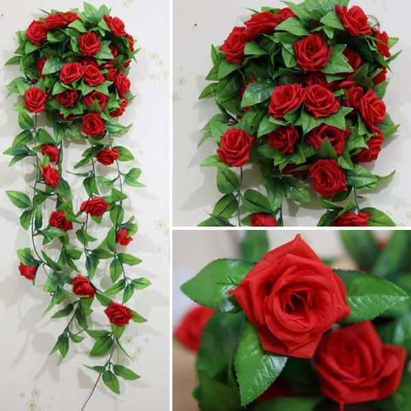 party decoration 2.3m silk rose flower ivy vine hanging garland artificial party/home/wedding
party decoration 2.3m silk rose flower ivy vine hanging garland artificial party/home/wedding