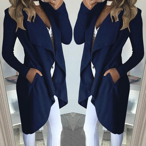 women's trench coats windbreaker slimming jacket mid-length spring autumn outerwear female fahion coat ladies casual plus size, Tan;black
women's trench coats windbreaker slimming jacket mid-length spring autumn outerwear female fahion coat ladies casual plus size, Tan;black