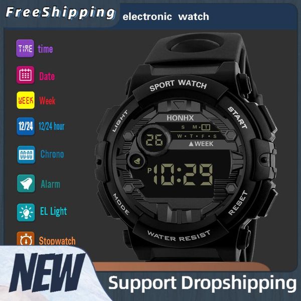 wristwatches outdoor electronic watch casual honhx luxury mens digital led date sport men wrist watches relogio, Slivery;brown
wristwatches outdoor electronic watch casual honhx luxury mens digital led date sport men wrist watches relogio, Slivery;brown