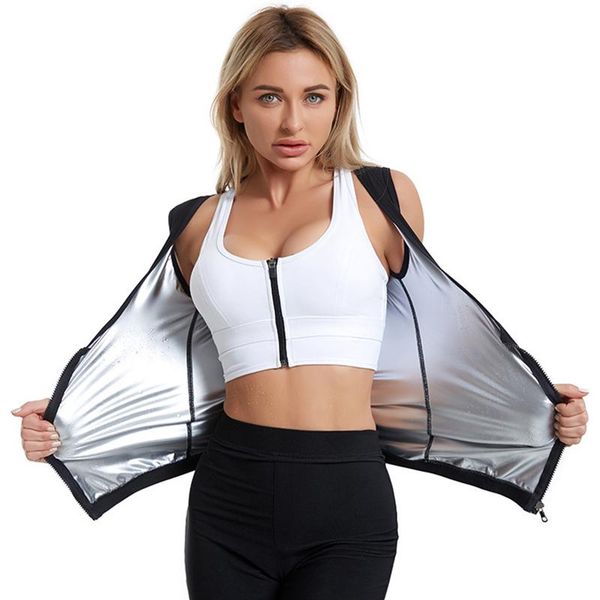 women's shapers women body shaper vest thermo sweat shapewear sauna tank slimming waist trainer corset gym fitness workout zipper shirt, Black;white
women's shapers women body shaper vest thermo sweat shapewear sauna tank slimming waist trainer corset gym fitness workout zipper shirt, Black;white