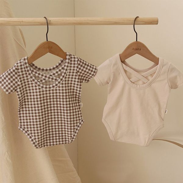 2021 new summer baby short sleeve t shirt back cross baby girl bodysuit newborn clothing toddler infant cotton jumpsuit, White;black
2021 new summer baby short sleeve t shirt back cross baby girl bodysuit newborn clothing toddler infant cotton jumpsuit, White;black