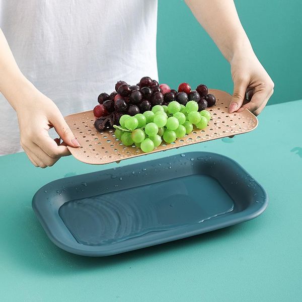 dishes & plates washing fruit tray home living room coffee table storage basket double-layer plastic snack drain
dishes & plates washing fruit tray home living room coffee table storage basket double-layer plastic snack drain