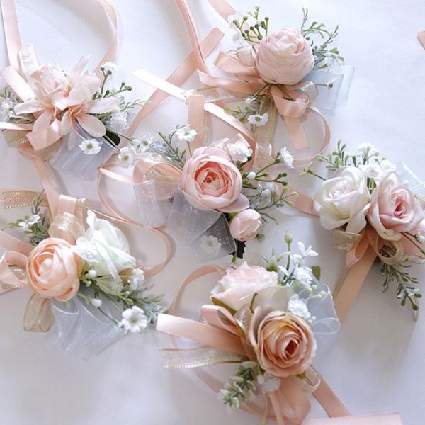 link, chain 1pc beautiful wrist flowers hand flower corsage pin silk artificial ribbon party wedding accessories, Black
link, chain 1pc beautiful wrist flowers hand flower corsage pin silk artificial ribbon party wedding accessories, Black