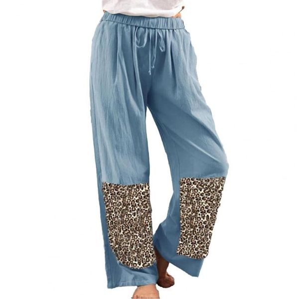 women's pants & capris 80%women leopard print wide leg summer loose mid waist decorative belt trousers for dating, Black;white
women's pants & capris 80%women leopard print wide leg summer loose mid waist decorative belt trousers for dating, Black;white