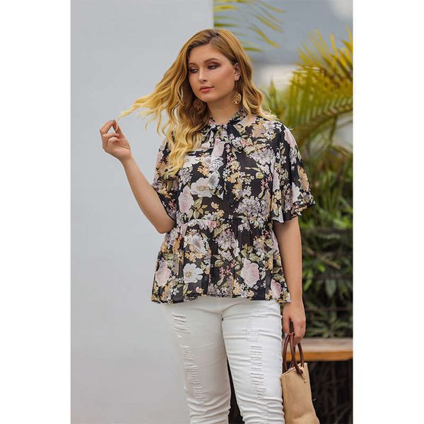 dresses wind wear casual spring style versatile slim women's lotus leaf bow chiffon shirt short sleeve, Black;gray
dresses wind wear casual spring style versatile slim women's lotus leaf bow chiffon shirt short sleeve, Black;gray