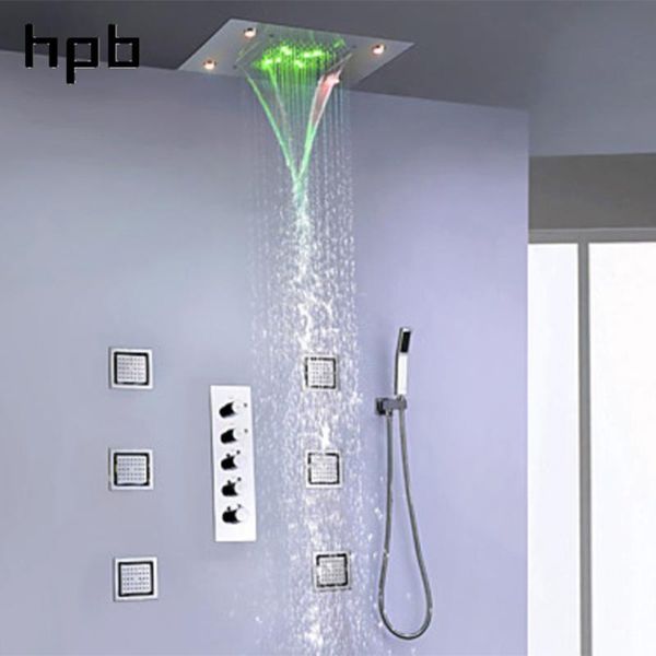 design bathroom rainfall waterfall led colored ceiling massage spa shower set with body jets sprayer sets
design bathroom rainfall waterfall led colored ceiling massage spa shower set with body jets sprayer sets