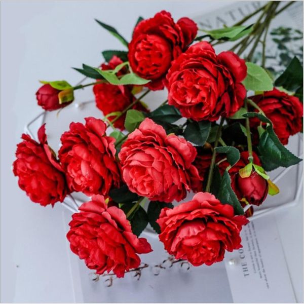 decorative flowers & wreaths 3 heads fake peony vases for home decoration accessories wedding scrapbooking garden household products
decorative flowers & wreaths 3 heads fake peony vases for home decoration accessories wedding scrapbooking garden household products