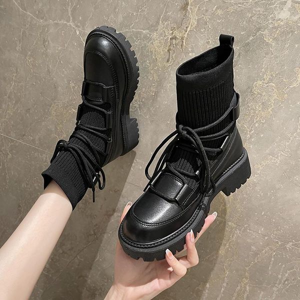 boots brand women's shoes summer boot round toe boots-women lace up flat heel fashion rock med autumn stockings 2021 ladies ankle, Black
boots brand women's shoes summer boot round toe boots-women lace up flat heel fashion rock med autumn stockings 2021 ladies ankle, Black