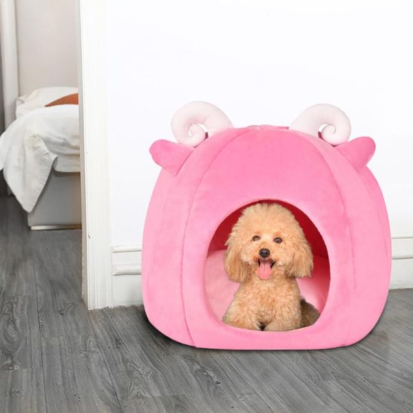 cat beds & furniture 1pc small pet dog house tent kennel all seasons bed dogs dirt-resistant soft with bow washable cushion flannel fabric w
cat beds & furniture 1pc small pet dog house tent kennel all seasons bed dogs dirt-resistant soft with bow washable cushion flannel fabric w
