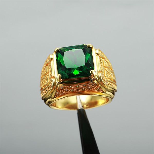 wedding rings male female big square green ring classic luxury zirconia yellow gold promise love men women engagement, Slivery;golden
wedding rings male female big square green ring classic luxury zirconia yellow gold promise love men women engagement, Slivery;golden