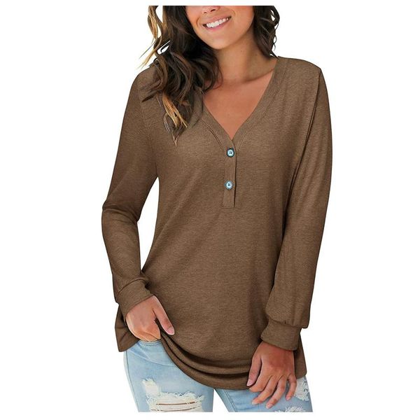 women's t-shirt harajuku t shirt solid color v-neck button causal oversized women 2021 long sleeve black poleras mujer, White
women's t-shirt harajuku t shirt solid color v-neck button causal oversized women 2021 long sleeve black poleras mujer, White