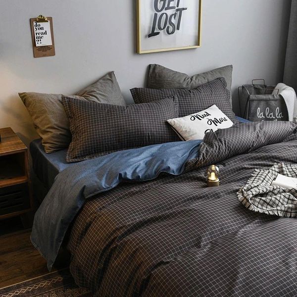 bedding sets plaid quilt comfortable king size solid color full pillowcase & duvet cover set
bedding sets plaid quilt comfortable king size solid color full pillowcase & duvet cover set