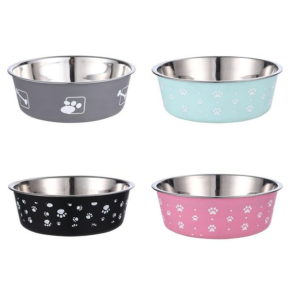 cat bowls & feeders random color pet bowl stainless steel rubber ring bottom non-slip food dog puppy drinking feeding
cat bowls & feeders random color pet bowl stainless steel rubber ring bottom non-slip food dog puppy drinking feeding
