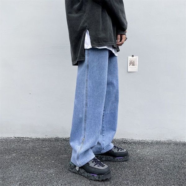 men's jeans korean wide-leg fashion retro harajuku men streetwear loose hip-hop straight-leg denim trousers mens -2xl coa3, Blue
men's jeans korean wide-leg fashion retro harajuku men streetwear loose hip-hop straight-leg denim trousers mens -2xl coa3, Blue