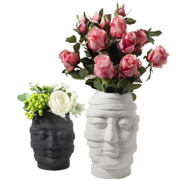 vases simple art head sculpture flowerware creative ornaments living room decoration ceramic crafts tablevase home
vases simple art head sculpture flowerware creative ornaments living room decoration ceramic crafts tablevase home