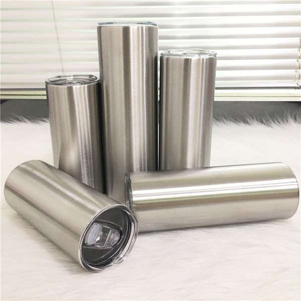 straight tumbler 15oz 20oz 30oz skinny tumblers stainless steel slim milk cup silver outdoor portable travel mug
straight tumbler 15oz 20oz 30oz skinny tumblers stainless steel slim milk cup silver outdoor portable travel mug