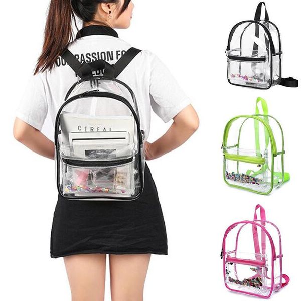 backpack transparent pvc women fashion waterproof outdoor clear shoulder bag travel school children girls
backpack transparent pvc women fashion waterproof outdoor clear shoulder bag travel school children girls
