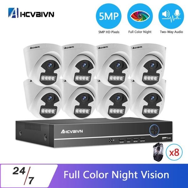 8ch nvr poe video camera cctv security system for home 5mp h.265 hd color night vision dome ip kits wireless
8ch nvr poe video camera cctv security system for home 5mp h.265 hd color night vision dome ip kits wireless
